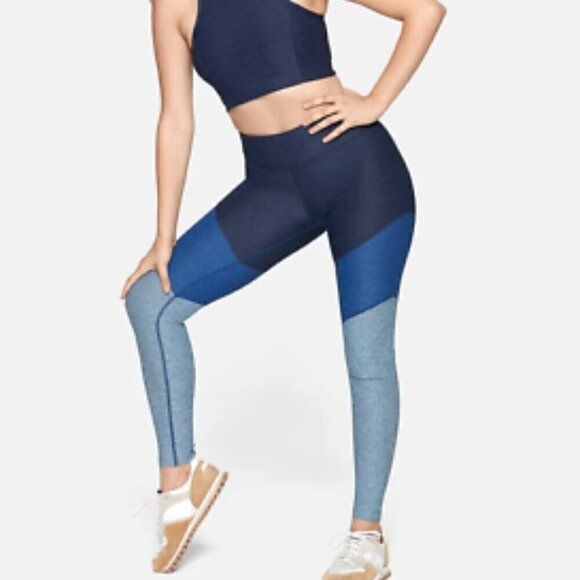 Outdoor Voices Springs 7/8 Legging in Blue sz S - Picture 1 of 4